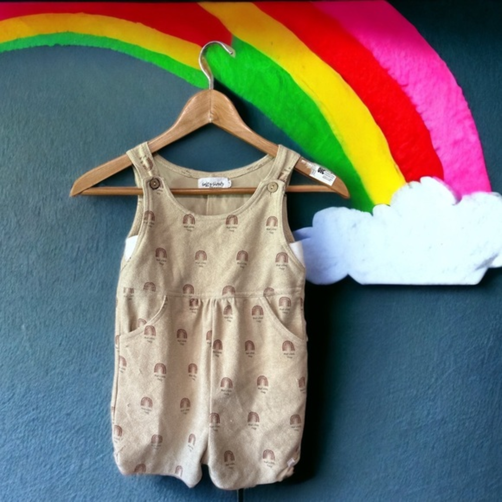 Salty Shreds AU brand Rainbow‎ Romper Size 3/4